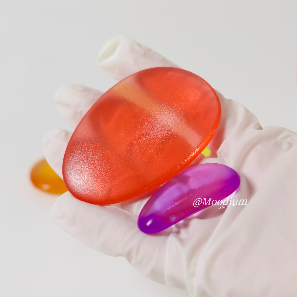 Colorful Sensory Stone Set - Frosted Tactile Pebbles