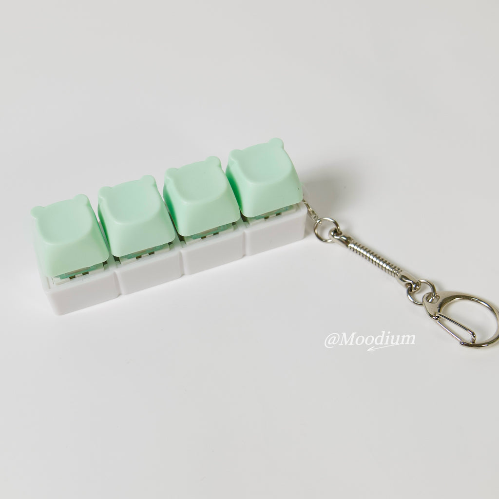 4-Piece Pastel Bear Clicker Board