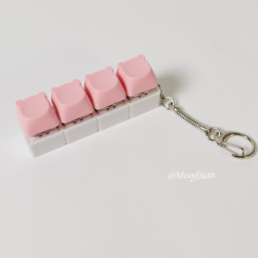 4-Piece Pastel Bear Clicker Board