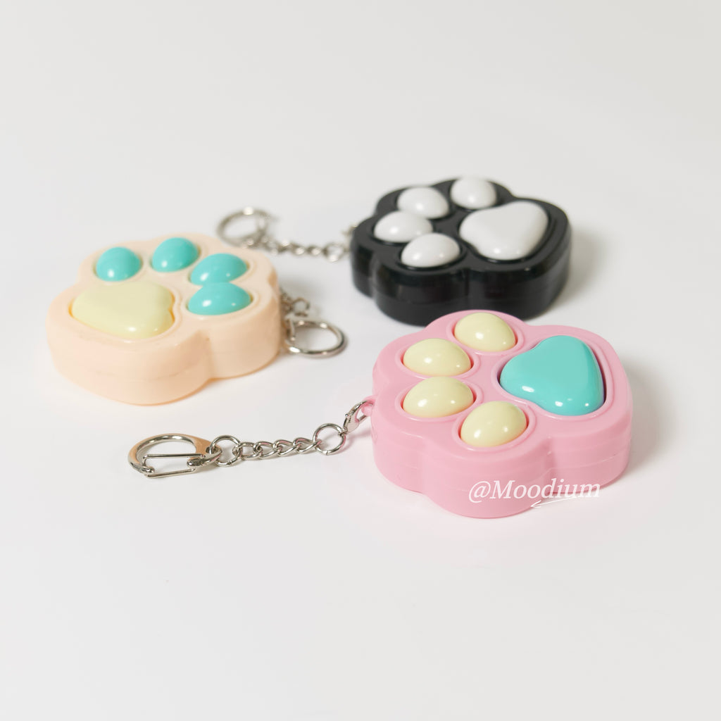 Pastel Cat Paw Pad Clicker