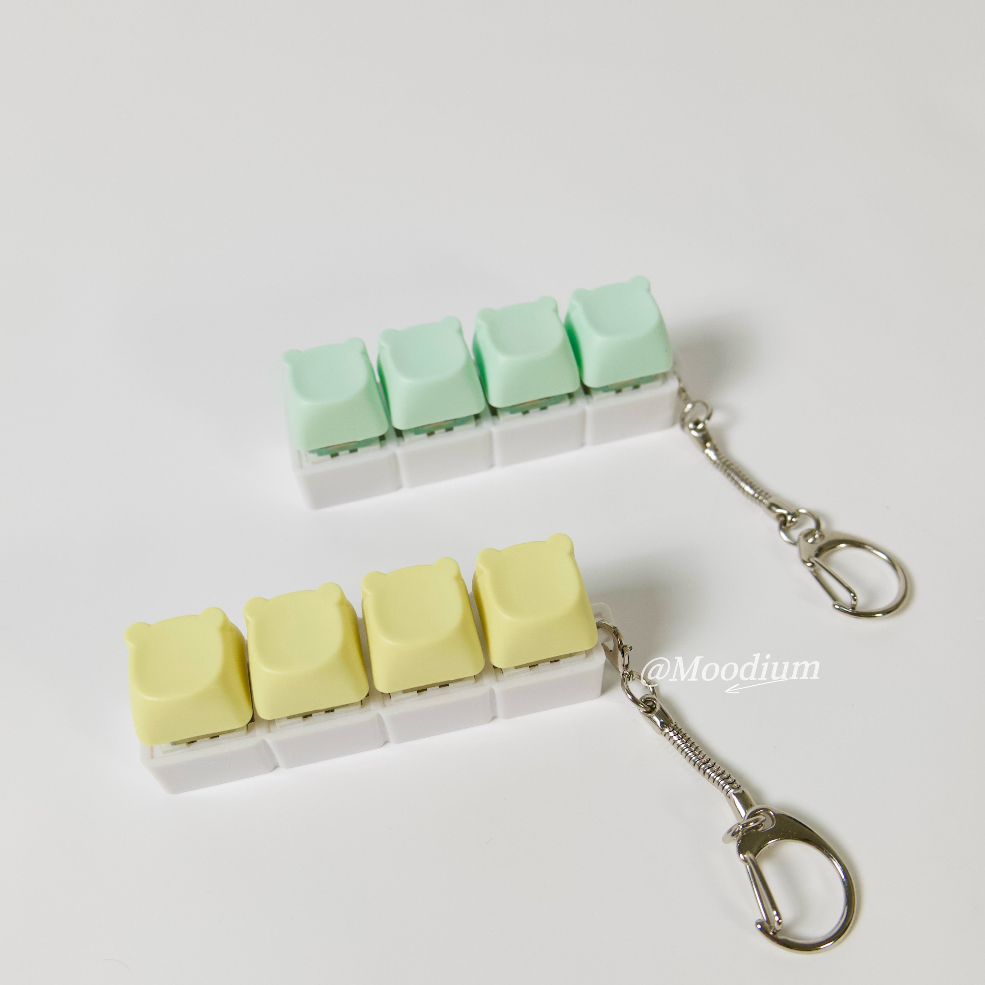 4-Piece Pastel Bear Clicker Board