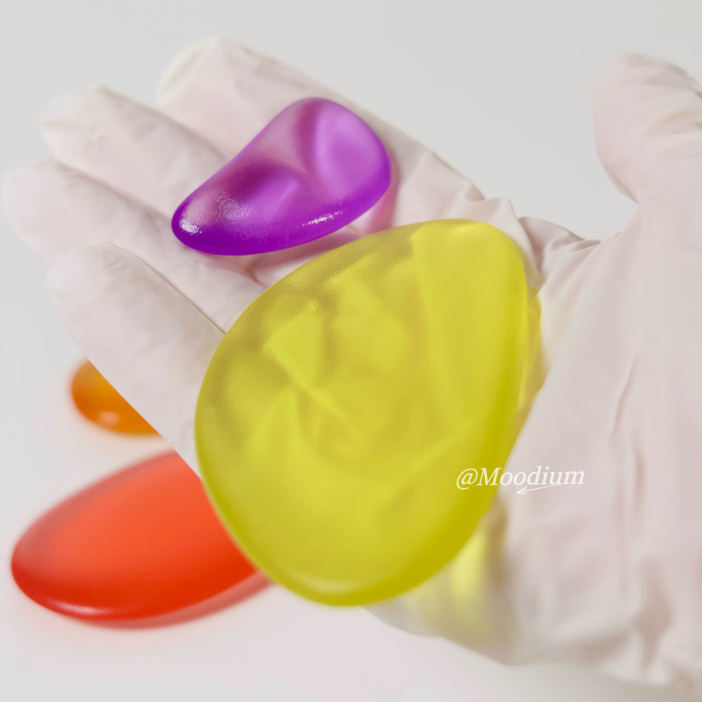 Colorful Sensory Stone Set - Frosted Tactile Pebbles