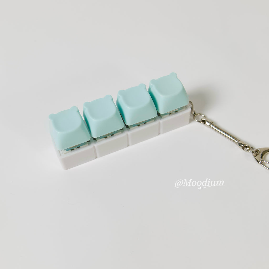 4-Piece Pastel Bear Clicker Board